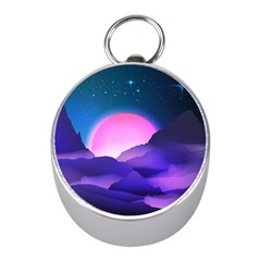 Mountain Sunrise Mountains Sunrise Mini Silver Compasses by Simbadda