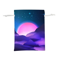 Mountain Sunrise Mountains Sunrise Lightweight Drawstring Pouch (m) by Simbadda