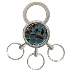 Gear Gears Technology Transmission 3-ring Key Chain by Simbadda