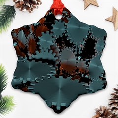 Gear Gears Technology Transmission Ornament (snowflake) by Simbadda