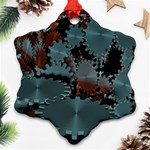 Gear Gears Technology Transmission Ornament (Snowflake) Front