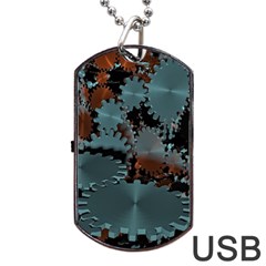 Gear Gears Technology Transmission Dog Tag Usb Flash (one Side) by Simbadda