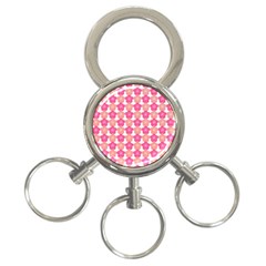 Sakura Flower Pattern 3-ring Key Chain by Simbadda