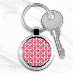 Sakura Flower Pattern Key Chain (round) by Simbadda