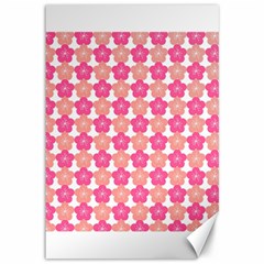 Sakura Flower Pattern Canvas 12  X 18  by Simbadda