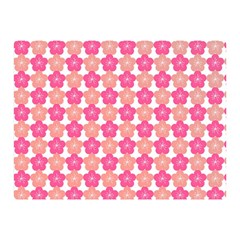 Sakura Flower Pattern Double Sided Flano Blanket (mini)  by Simbadda