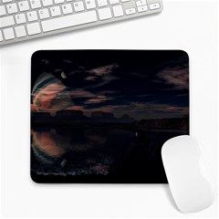 Landscape Planet Sky Lake Large Mousepads by Simbadda