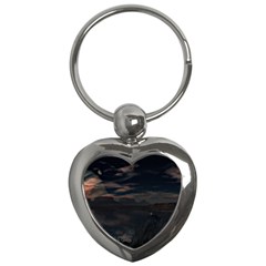 Landscape Planet Sky Lake Key Chain (heart) by Simbadda