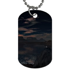 Landscape Planet Sky Lake Dog Tag (two Sides) by Simbadda