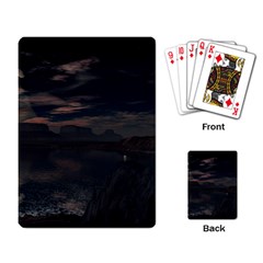 Landscape Planet Sky Lake Playing Cards Single Design (rectangle) by Simbadda