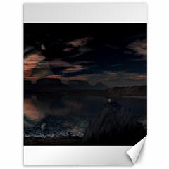 Landscape Planet Sky Lake Canvas 36  X 48  by Simbadda