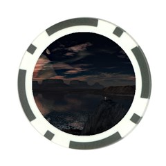 Landscape Planet Sky Lake Poker Chip Card Guard