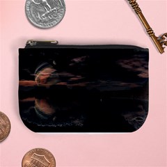 Landscape Planet Sky Lake Mini Coin Purse by Simbadda