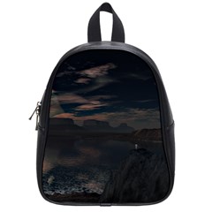 Landscape Planet Sky Lake School Bag (small) by Simbadda