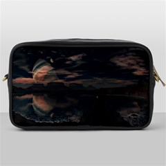 Landscape Planet Sky Lake Toiletries Bag (one Side) by Simbadda