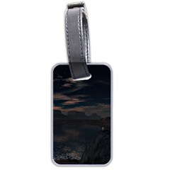 Landscape Planet Sky Lake Luggage Tag (two Sides) by Simbadda