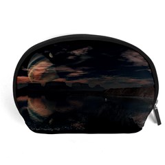 Landscape Planet Sky Lake Accessory Pouch (large) by Simbadda