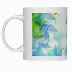 Scrapbooking Tropical Pattern White Mugs by Simbadda