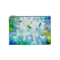 Scrapbooking Tropical Pattern Cosmetic Bag (medium) by Simbadda