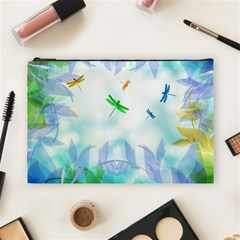 Scrapbooking Tropical Pattern Cosmetic Bag (large) by Simbadda