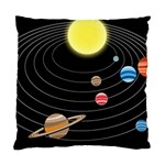 Solar System Planets Sun Space Standard Cushion Case (Two Sides) Back