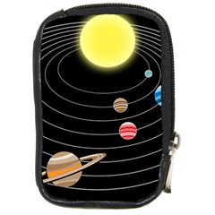 Solar System Planets Sun Space Compact Camera Leather Case by Simbadda