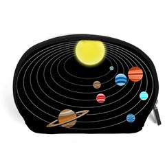 Solar System Planets Sun Space Accessory Pouch (large) by Simbadda