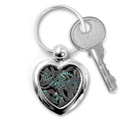 Gears Machine Machines Key Chain (heart) by Bajindul