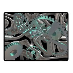 Gears Machine Machines Fleece Blanket (small) by Bajindul