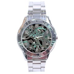 Gears Machine Machines Stainless Steel Analogue Watch by Bajindul