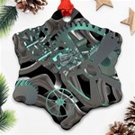 Gears Machine Machines Ornament (Snowflake) Front