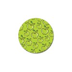 Fruit Apple Green Golf Ball Marker (10 pack) Front