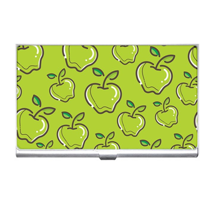 Fruit Apple Green Business Card Holder