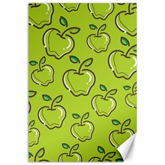 Fruit Apple Green Canvas 12  X 18 