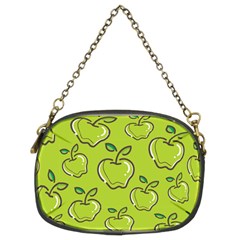 Fruit Apple Green Chain Purse (two Sides) by HermanTelo