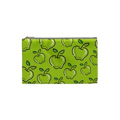 Fruit Apple Green Cosmetic Bag (small) by HermanTelo