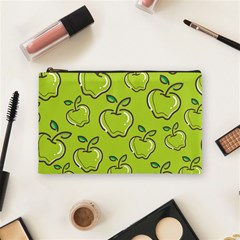 Fruit Apple Green Cosmetic Bag (medium) by HermanTelo