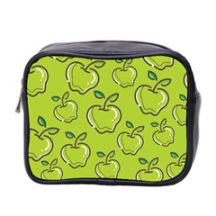 Fruit Apple Green Mini Toiletries Bag (two Sides) by HermanTelo