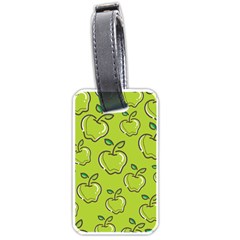 Fruit Apple Green Luggage Tag (one Side) by HermanTelo