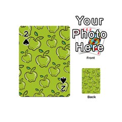 Fruit Apple Green Playing Cards 54 Designs (mini) by HermanTelo