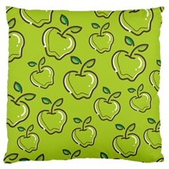 Fruit Apple Green Large Cushion Case (one Side)