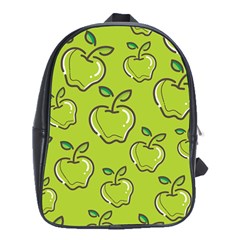 Fruit Apple Green School Bag (xl) by HermanTelo