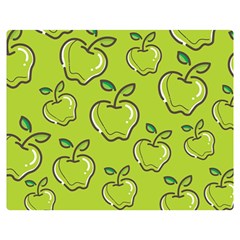 Fruit Apple Green Double Sided Flano Blanket (medium)  by HermanTelo