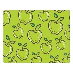 Fruit Apple Green Double Sided Flano Blanket (large) 