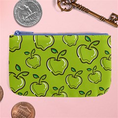 Fruit Apple Green Large Coin Purse