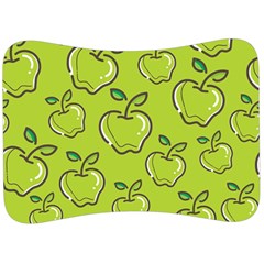 Fruit Apple Green Velour Seat Head Rest Cushion by HermanTelo