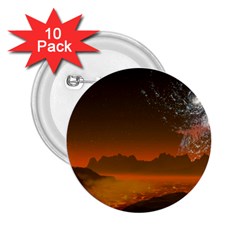 Galaxy Galaxies Bump Together Lava 2 25  Buttons (10 Pack)  by Simbadda