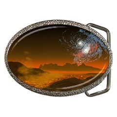 Galaxy Galaxies Bump Together Lava Belt Buckles by Simbadda