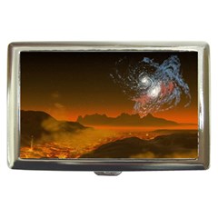 Galaxy Galaxies Bump Together Lava Cigarette Money Case by Simbadda