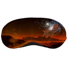 Galaxy Galaxies Bump Together Lava Sleeping Mask by Simbadda